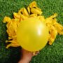 Yellow Latex balloons
