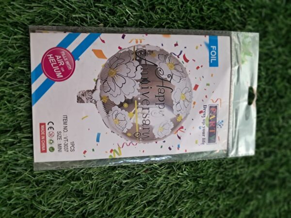 Anniversary Round Foil