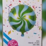 Round candy foil celebration