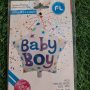 BABY BOY STAR FOIL BALLOON