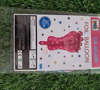 ITS A GIRL LEG FOIL BALLOON