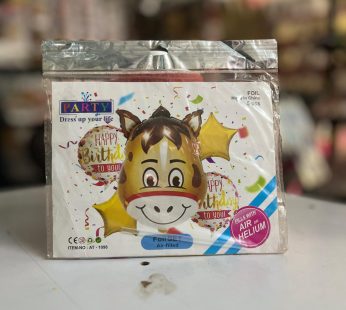 Animal Donkey foil combo pack