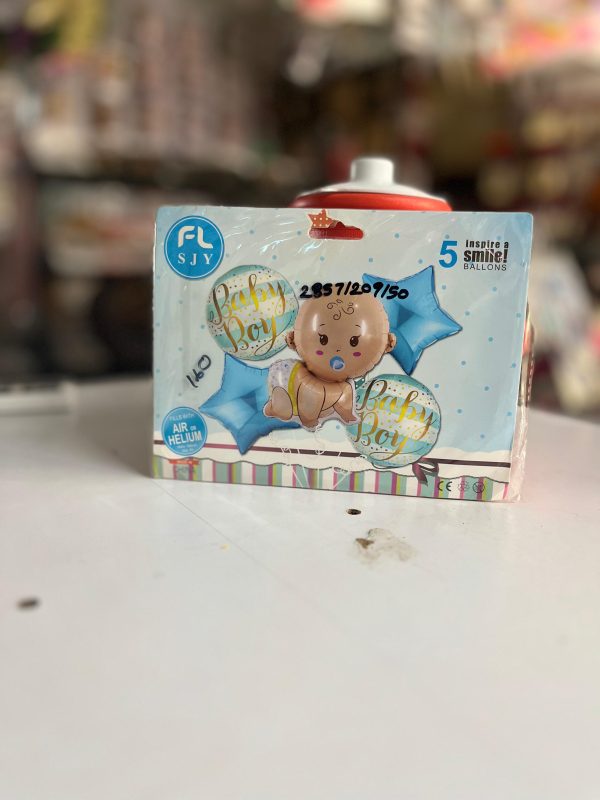 Baby boy themed foil combo pack