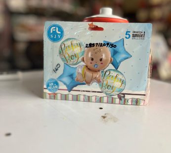 Baby boy themed foil combo pack