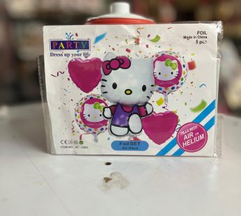 Kitty foil balloon  combo pack