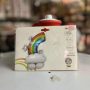 Rainbow foil balloon
