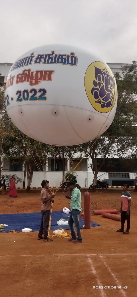 Helium Advertising Balloons – Kalai Balloons Tamil Nadu