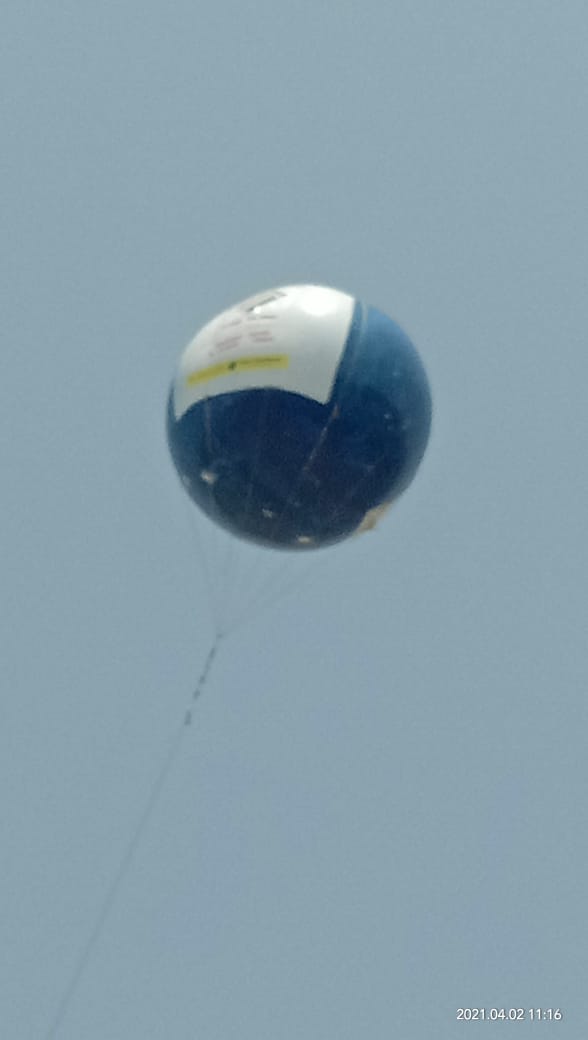 Sky Balloon Flying high – Advertisement Balloon Tamil Nadu – Kalai Balloons